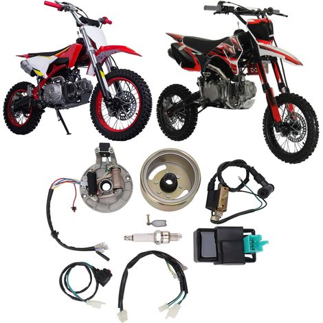Kit volant moteur et faisceau d'allumage CDI pour mini-moto Lifan 110cc 125cc SSR Coolster (1/5)