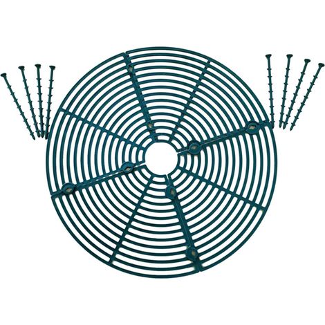 2 grilles pour pots de fleurs, protection des plantes contre les chats, diamètre 30 cm, découpables, cadre en grille pour couverture de jardin, cage pour chats, grille pour m (1/5)