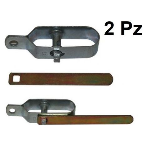 MORSETTO TIRAFILO TENDIFILO ZINCATO TIRA TENDI FILO RETE 94 MM 2 PZ (21184/2)