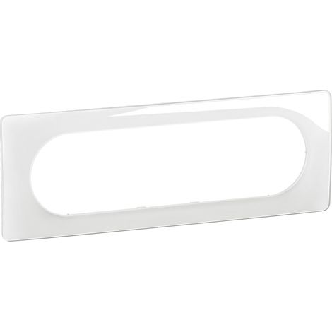Placca di finitura Céliane 6 a 8 moduli - Bianco Smaltato - LEGRAND - CP0011 (1/3)