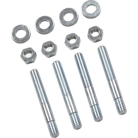 Kit de montage carburateur 2‑1/2 po avec entretoises et goujons métalliques pour collecteur d'admission filetage 5/16 po