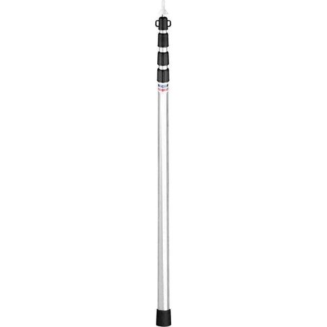 Mât télescopique réglable en aluminium 4 sections 230 cm – Stabilité accrue avec tubes de 30 mm – Pour tentes et bâches en extérieur (1/5)