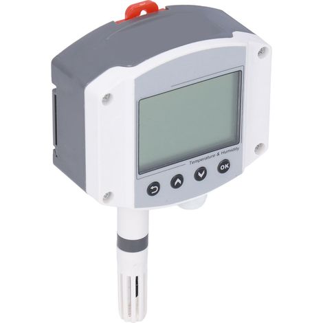 Temperatur- und Feuchtigkeitssensor, Wandmontage, LCD-Anzeige, 4–20 mA, für Maschinen und Anlagen (1/5)