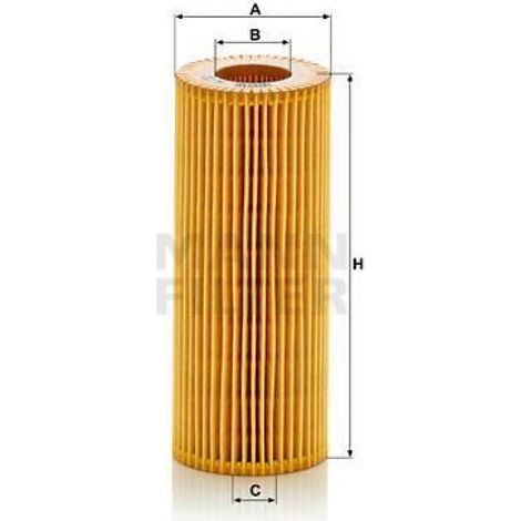 Filtre À Huile - HU722X - Pour Moteur Essence/Diesel - Compatible Avec Nombreuses Voitures - 1 Pièce