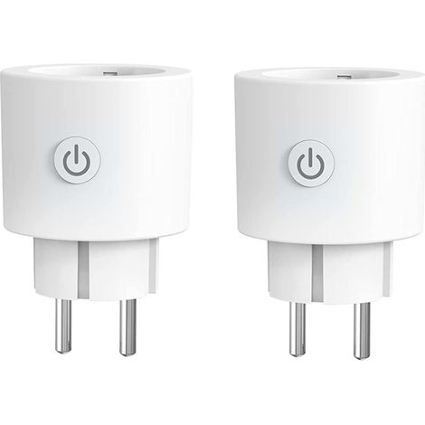 PACK 2 MEROSS WIFI SMART PLUG COMMANDE VOCALE ET MINUTERIE OFFRE EXCLUSIVE (1/5)