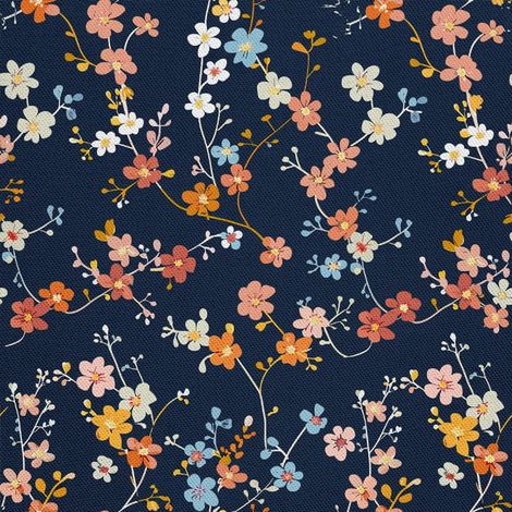 Tela decorativa para exteriores Oxford - Motivo floral I DX5455 (1/5)