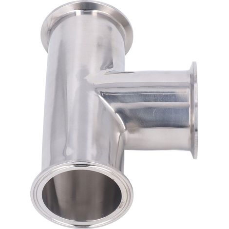 Tee en Acier Inoxydable 304 pour Tuyau de 51 mm - Raccord de Plomberie Triple Collier (1/5)