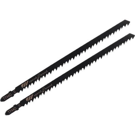 Lot de 5 lames de scie sauteuse longues T744D de 180 mm, pour une coupe rapide du bois et des produits dérivés. Outil à main pour le travail du bois. (1/5)