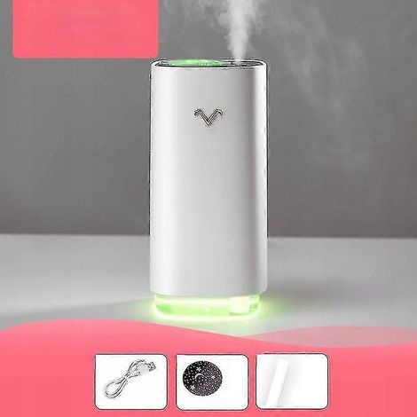 Lampe de nuit humidificateur, mini projecteur portable (taille : blanc) (1/5)