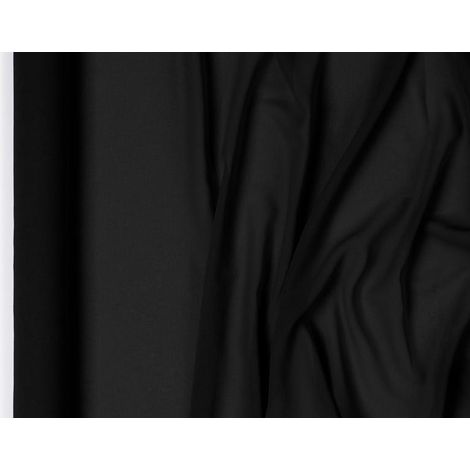 Chiffon-Tischläufer, schwarz, 0,48 x 5 m
