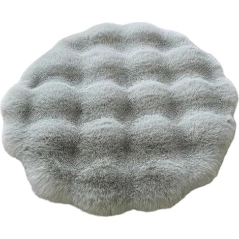 Tapis Chauffant Pour Chat - Coussin Rond Auto-Chauffant En Imitation Fourrure - Antidérapant Lavable Pour Petit Chien Et Kitten - Vert 40 Cm (1/5)