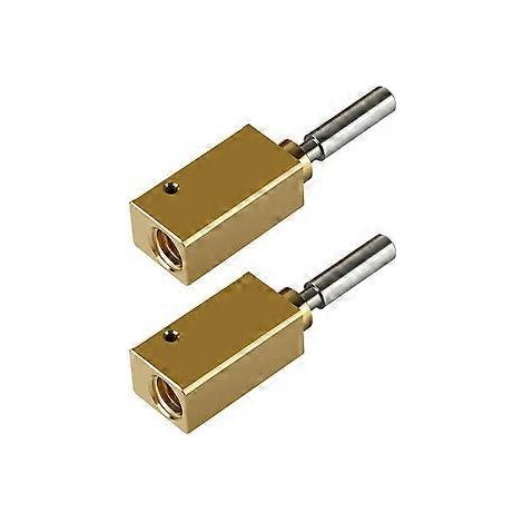 2 Stück Metall-Hotend für Neptune 4 MAX/4 PLUS 3D-Drucker, 3D-Druckerzubehör für Messing-Hotend-Kit (1/5)