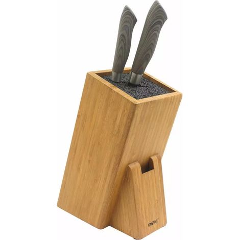 SUPPORT À COUTEAUX DE CUISINE EN BAMBOU KINGHOFF KH-1558