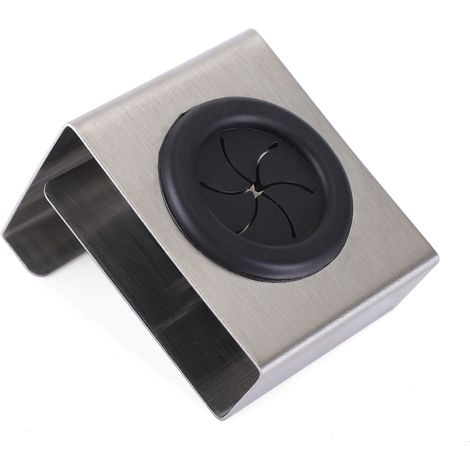 Gancho de cocina Push, acero inoxidable, 5 x 6 x 4 cm, plata mate (1/5)