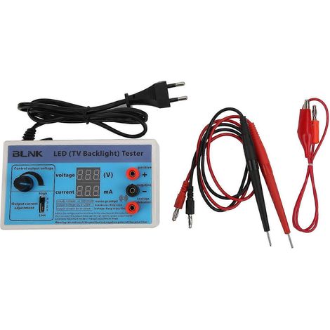 Digitaler LED-Lampenchip-Tester, Strom- und Spannungseinstellung, Wartungswerkzeug für Lampenperlen, EU100–240 V