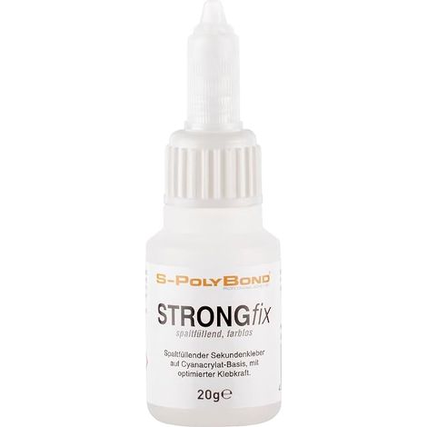 Colle instantanée extra forte, 20 g, charge, résistante à la chaleur et à l'eau, qualité industrielle pour la dentisterie, le laboratoire dentaire et l'artisanat (1, colle instantanée) (1/5)