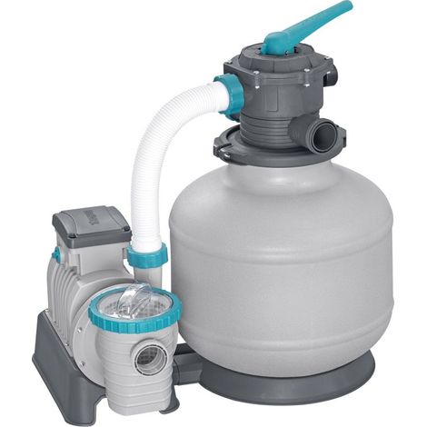 Bestway Pompe de filtration à sable pour piscine hors sol 11 355 L/h