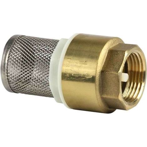 Clapet Crépine en Laiton 2" pour Pompage et ArrosageJINFGERNEÉtanchéité Parfaite, Filtration des Impuretés et Installation Rapide, Idéal pour Systèmes d'Arrosage Efficaces