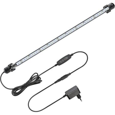 Lampe LED pour aquarium avec minuterie, éclairage blanc et bleu à intensité variable, éclairage réglable, 4 W, 230 lm (1/5)