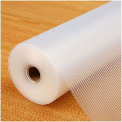 Tapis d'étagère 30 cm × 300 cm double revêtement antidérapant, non adhésif, sans BPA, étanche, protection pour armoire et rangement (1/4)