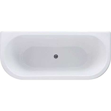Modern Double Ended Bath, 1795 x 595 x 840mm, White