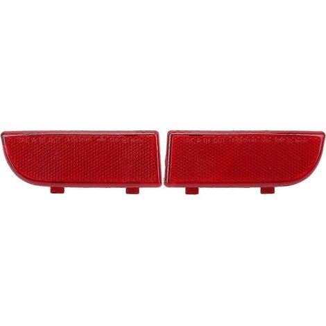 Réflecteurs de pare-chocs arrière - compatible Mercedes-Benz Vito W639 2003-2015, paire rouge (1/5)