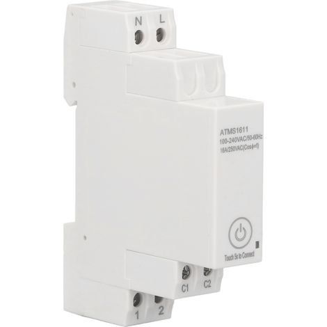 Compteur intelligent de consommation électrique AC 100-240V, interrupteur disjoncteur minuteur, moniteur d'énergie à distance avec contrôle, mesure de puissance et électricité. (1/5)