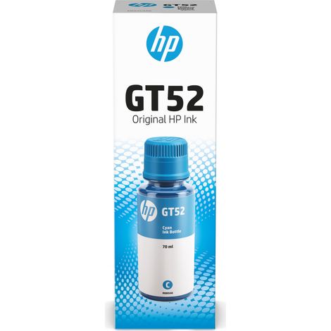 Encre cyan HP GT52 8000 pages (70 ml)