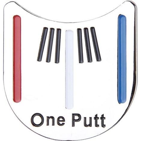 Marqueur de balle de golf magnétique en métal avec clip pour chapeau, outil d'alignement pour le putting (1/5)