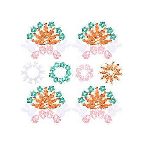 200 confettis de Pâques en plastique, décorations pour fête de Pâques (colorés) (1/2)