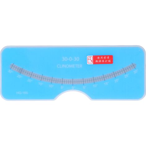 Appareil de mesure portable de la scoliose (0 à 30 degrés) pour adultes et enfants (1/5)