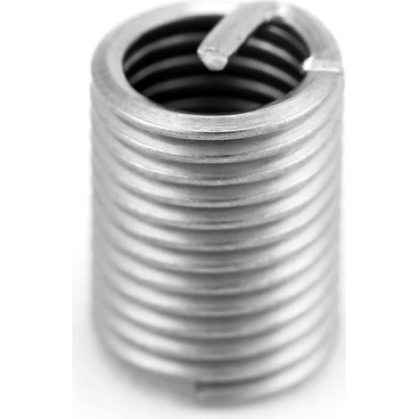50 pièces Filet rapporté hélicoïdal en acier inoxydable 304, insert taraudé M6 x 1,0 x 2,5D longueur (1/5)