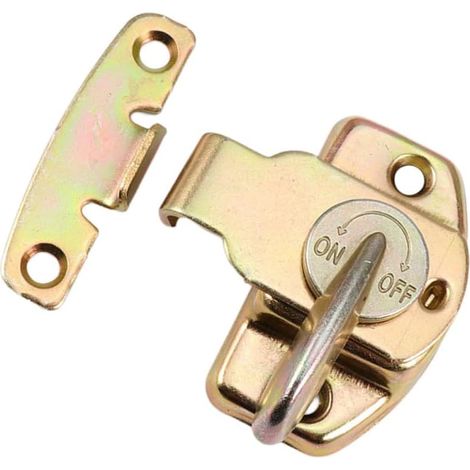 Loquet de Table à Ressort - 1 Pièce - Acier Inoxydable et Alliage - Fixation Robuste pour Feuilles - Salle à Manger et Bureau - 6,50x5,80x2,30 cm (1/5)