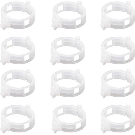 Clips de support pour plantes, lot de 100 pièces, attaches plastiques réutilisables pour tomates et légumes