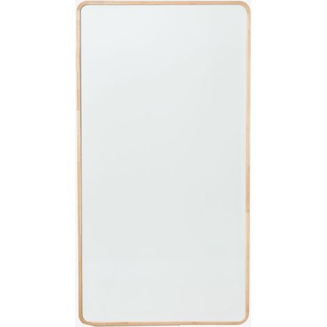 Miroir mural rectangulaire 90x170 cm en bois de chêne Ornella SKLUM
