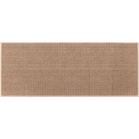 TAISHENGDA Tappetino da cucina lavabile e antiscivolo 44 x 120 cm – Tessuto in lino – Retro in gomma – Resistente a sporco e muffa (1/5)