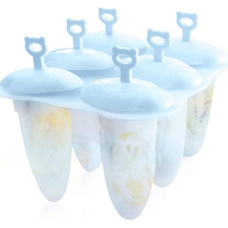 Moule à glace sans BPA, moule à esquimau en silicone, mini moule à crème glacée, moule à popsicle réutilisable, moule à sorbet fait maison, moule Magnum DIY pour glaces artisanales. (1/5)