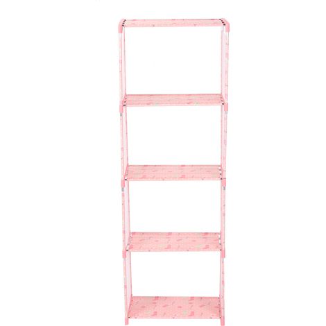 Étagère simple, bibliothèque, étagère de rangement, étagère combinée créative, bibliothèque sur pied, cerisier porte-bonheur (1/5)