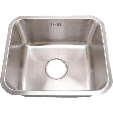 Single Bowl Stainless Steel Bar Sink 15.75x13.78 (1/5)