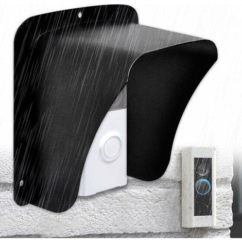 Housse de sonnette, sonnette sans fil avec coque métallique étanche pour appareil photo, bouton de sonnerie, sonnette sans fil (1/4)