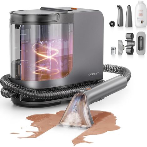 UWANT B400 Nass- und Trockensauger mit Dampf- und Heizsystem, 2-in-1-Dampfreiniger für Haustiere, Autos und Sofas
