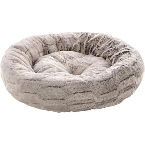 Coussin rond élégance gris ø 50 cm pour petit chien - Flamingo (1/5)