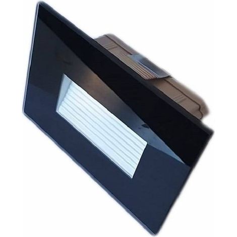 4w Led Downlight Pour Box 503 3000k 4000k Ip65 Cadre En Verre Noir (1/2)
