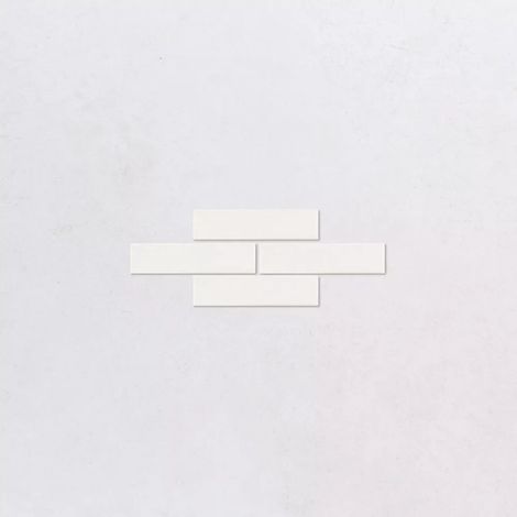 Faience Effet Zellige Blanc SOROLLA White 6x24,6cm (1/2)