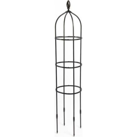 Obélisque de Jardin, Tuteur Plante Grimpante, Jardin Tuteurs de Plantes, Treillis Fleur Soutien de Arche de Jardin en Forme de Tour pour Plantes grimpantes (1/3)