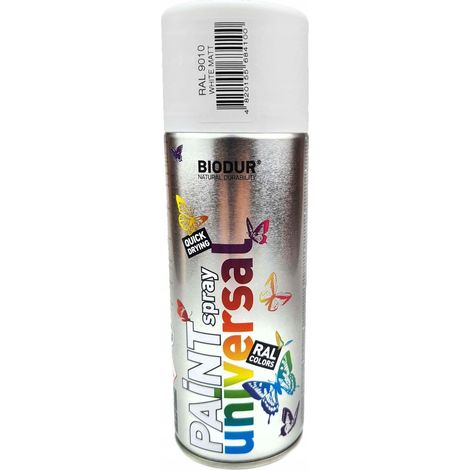 9010 Blanc mat Em.un.biodur blanc mat.400ml aer (1/5)