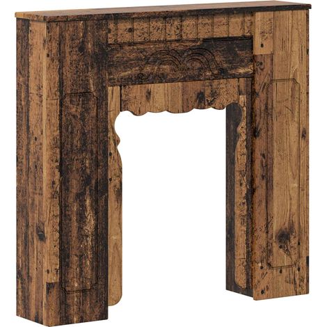 Kaminumrandung Altholz 93 x 20 x 89 cm Holzwerkstoff vidaXL (1/5)