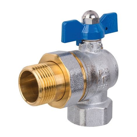 Vanne Coudée Rbm 26x34 Contrôle D'eau Précis, Raccord Coudé - Rbm