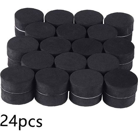 24 Pièces Pads De Fleur Invisible pour Jardin, Antidérapant Pied en Eva De Pot pour Surélever Les Plantes Intérieur Et Extérieur, Auto-Adhésif Tapis De Pot De Fleur De Mousse (1/5)