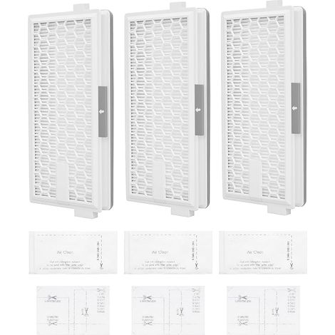 3 Filtres HEPA + 3 Filtres Moteur pour Miele Complete C3 C2, Compact C1 C2, S8340, S8360, Pièce Détachée Aspirateur pour Miele Active AirClean SF-AA 50, S4000, S5000, S6000 & S8000 Series (1/5)